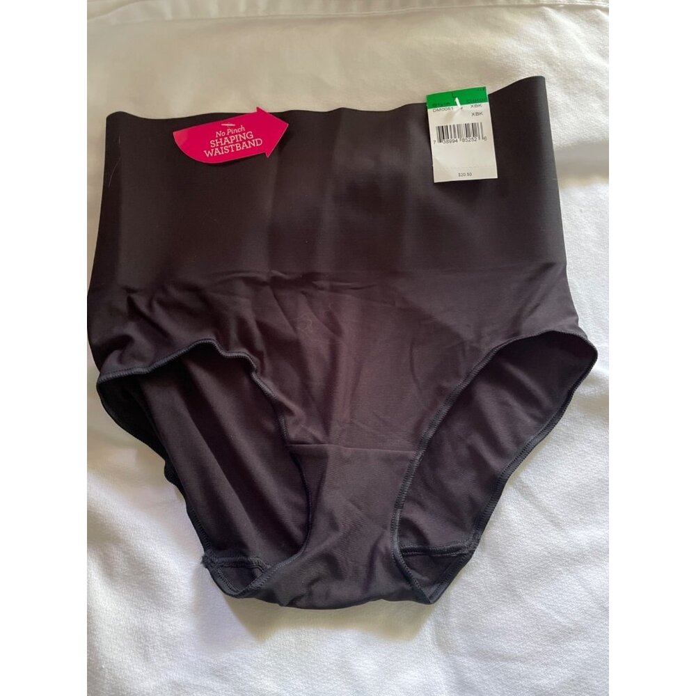 Maidenform Shapewear Briefs With No Pinching Waistband Size  Large Black Womens